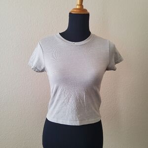 Talentless Crop Baby Tee Size M New